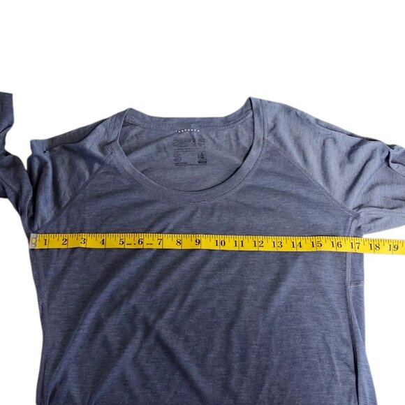 Patagonia Womens Capilene Cool Trail Long Sleeve Shirt, Blue, Outdoor, Size S - Picture 6 of 7